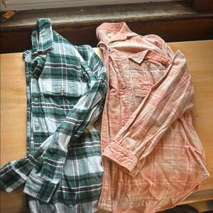 American Eagle flannels